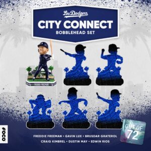 Freddie Freeman Los Angeles Dodgers City Connect Jersey Bighead Bobble FOCO