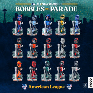 Los Angeles Dodgers 2023 All-Star Bobbles on Parade Bobblehead Officially Licensed by MLB