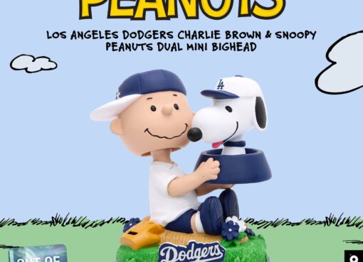 Dodgers Peanuts Bobble